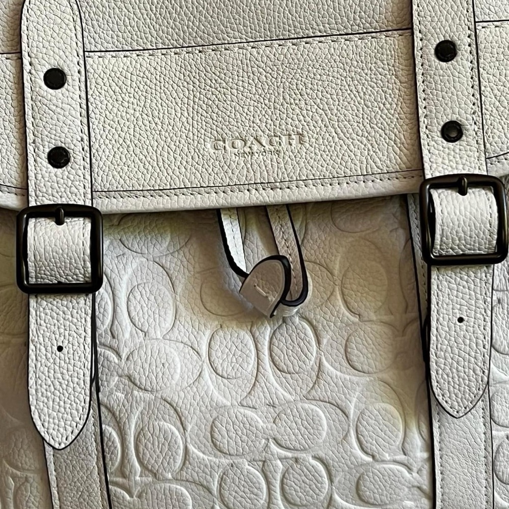 💰SOLD - CH767- Coach Hitch Backpack in Signature Leather - Picture 5 of 13